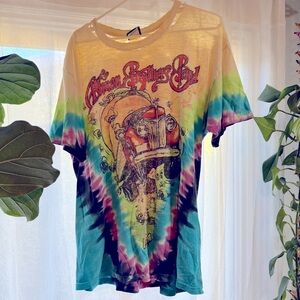 Vintage circa 1997 Allman Brothers Band tie-dyed T-shirt- - collectors piece!
